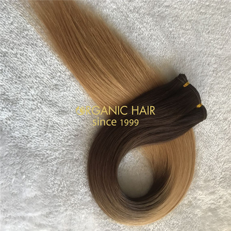 Soft omber T4/27 Best quality hand tied wefts for high-end market A160